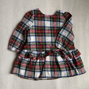the Gap plaid tartan dress, sz 6-12 months